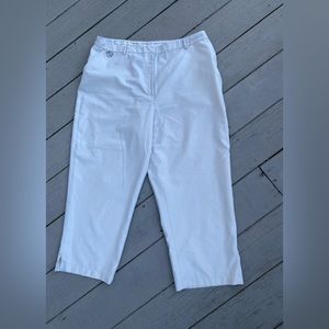 Charter Club - Woman’s cream color (Golf) Capri high rise pants, Size: 16